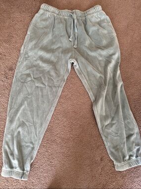 Mono B Light Sage Green Track Joggers
